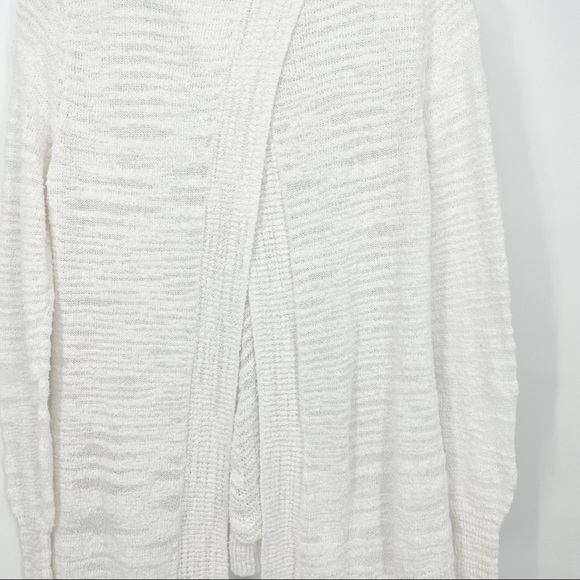 Rebecca Taylor Back Split Open Knit Womens Sweater White Size Small Long Sleeve - Picture 13 of 13